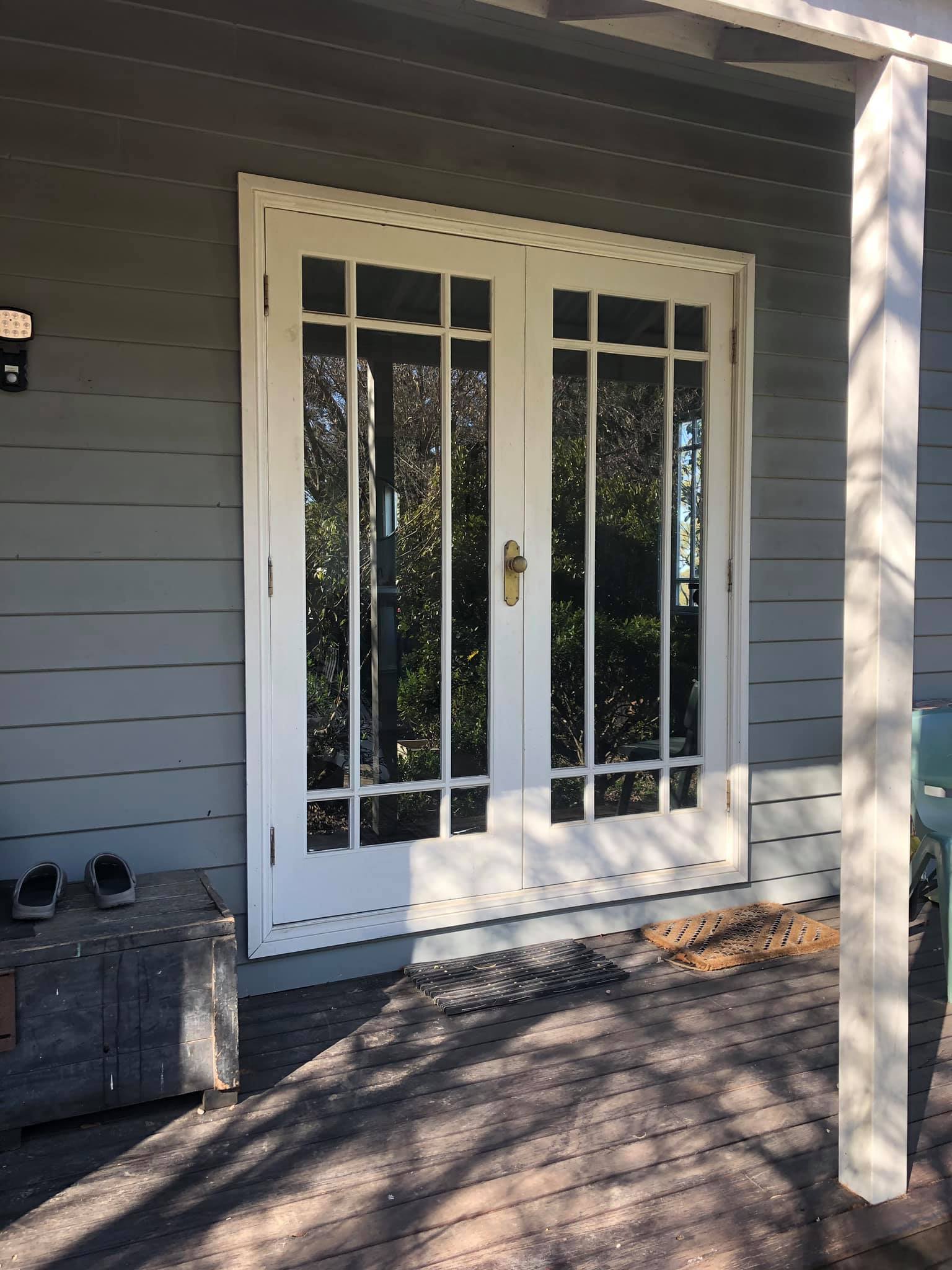 French Doors with Colonial Bars