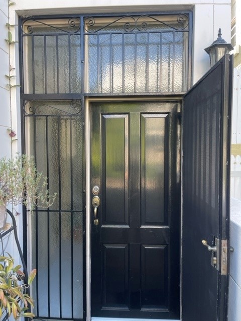 Black Old Composite Doors