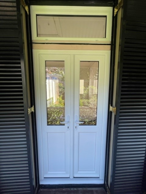 White French Doors