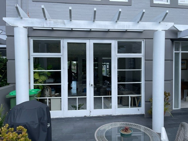 White French Doors Assembly